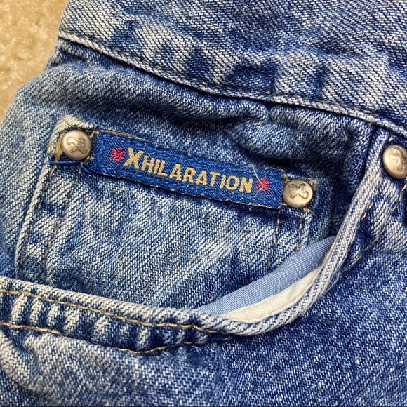 Vintage Xhilaration Jean Shorts Size Large 10/12 - Picture 5 of 6